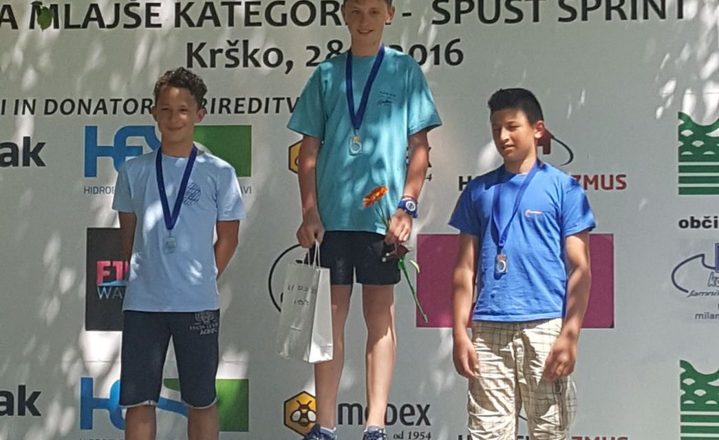 Žiga in Domen tretja na sprintu