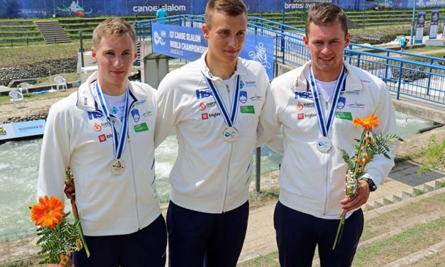 ŽAN JAKŠE, VID KUDER MARUŠIČ IN MARTIN SRABOTNIK SREBRNI V BRATISLAVI
