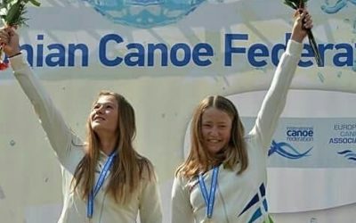 Lea Novak in Eva Alina Hočevar evropski mladinski prvakinji v spustu na divjih vodah