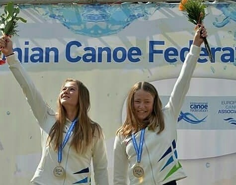 Lea Novak in Eva Alina Hočevar evropski mladinski prvakinji v spustu na divjih vodah